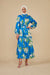 Viviana Floral Modest Dress - Blue